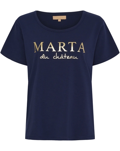 Marta du Chateau - MDCJeanette T-Shirt - Navy